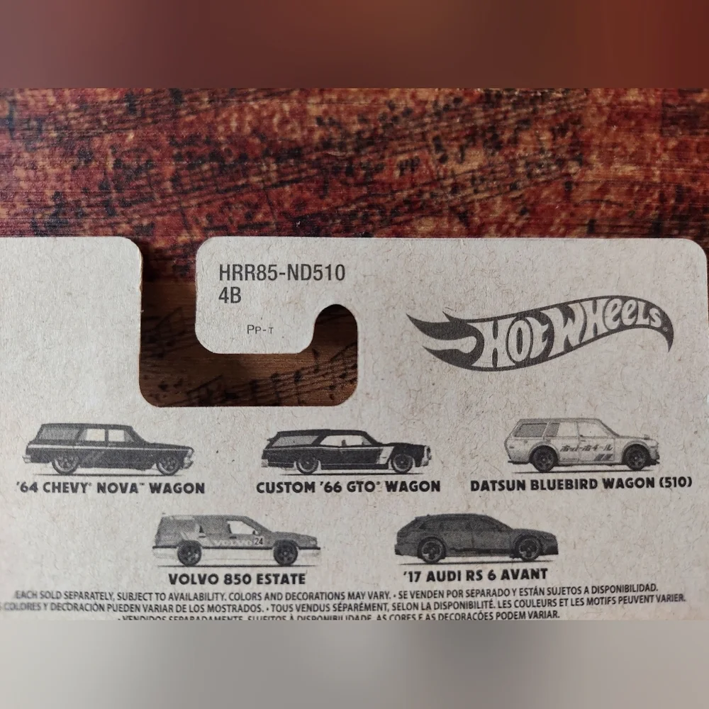 HOT WAGON'S Complete Set of 5
